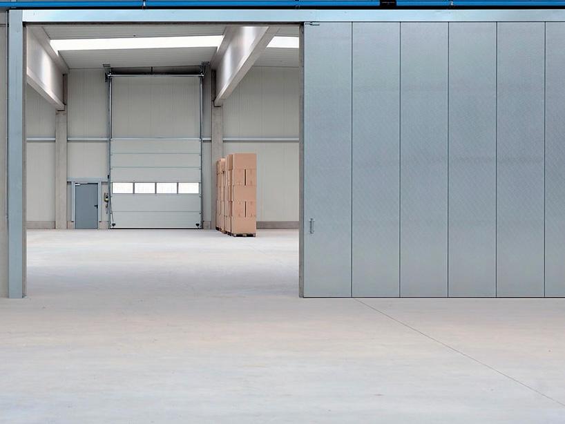 Puerta corredera industrial RF para sectorización